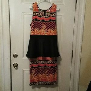 Peplum dress